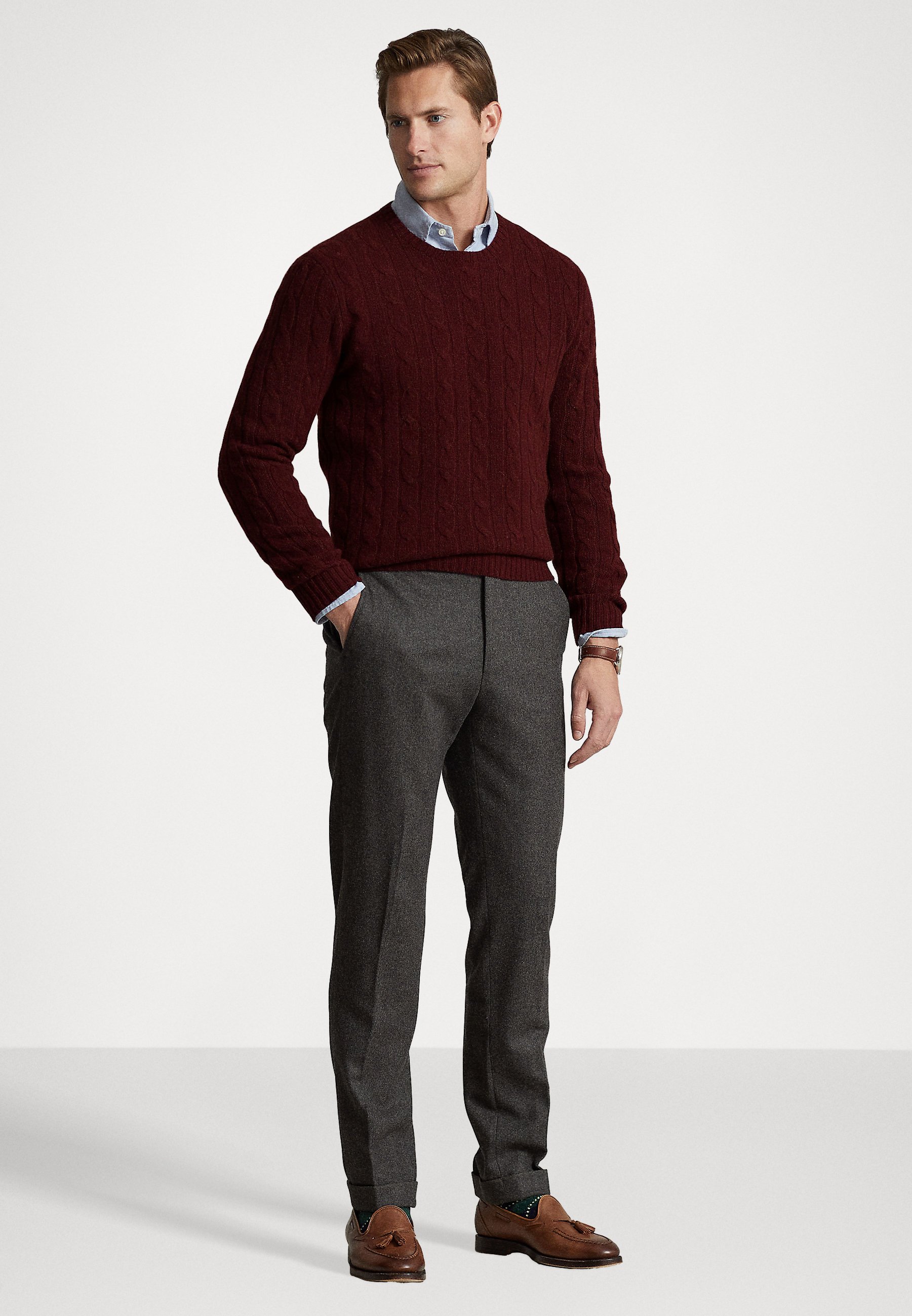 Polo Ralph Lauren THE ICONIC CABLE-KNIT CASHMERE SWEATER UNISEX