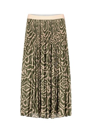 Cartoon, CARTOON MIT PLISSEE PLISSEEROCK - Jupe trapèze - khaki/cream