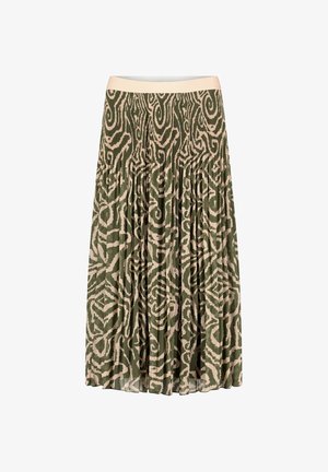 Cartoon, CARTOON MIT PLISSEE PLISSEEROCK - Jupe trapèze - khaki/cream