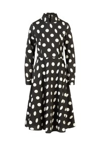 Apart Jerseykleid - schwarz creme