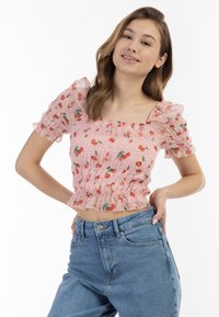 myMo Blusa - rosa mehrfarbig