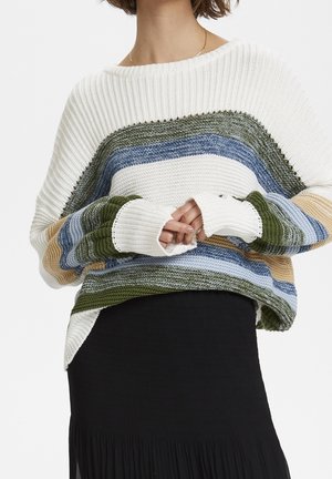 Strickpullover - white