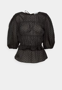 PHINA STRUCTURAL DOTS - Blouse - meteorite black