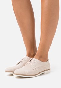 Anna Field LEATHER - Sapatos de atacadores - offwhite