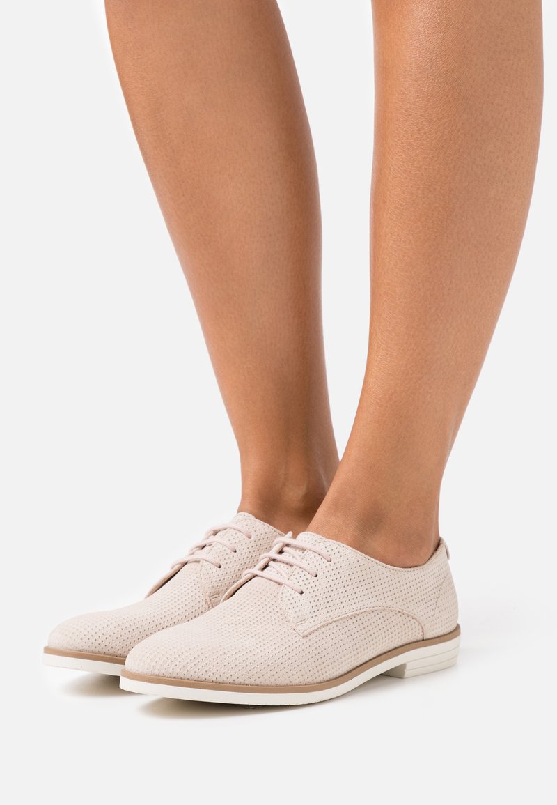 Anna Field LEATHER - Sapatos de atacadores - offwhite