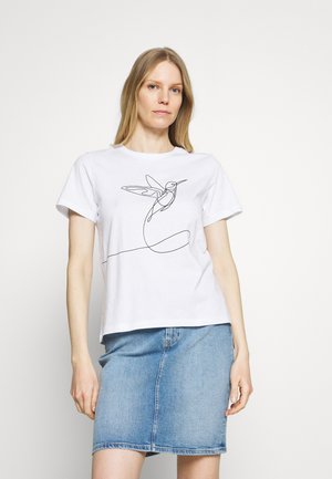 T-shirt con stampa - white