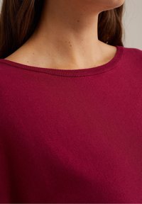 WE Fashion Stickad tröja - red