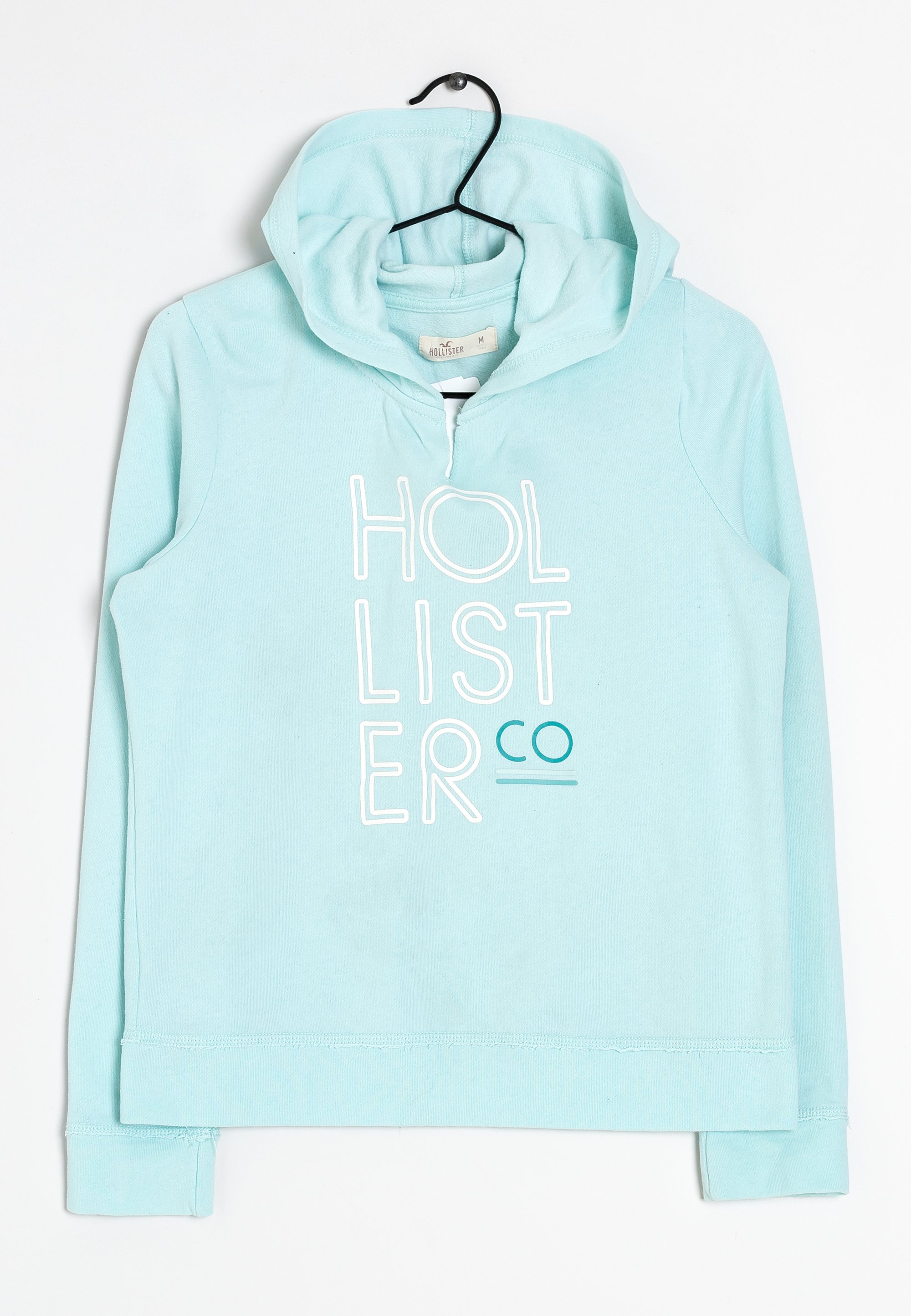Womens Hoodie Hollister Mint Green Hoodie Hooded Sweatshirt