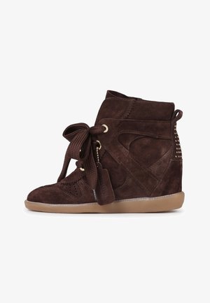 Bronx JAEYY - High-top trainers - coffee bean/gum