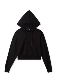 Terranova CON CAPPUCCIO - Felpa con zip - nero