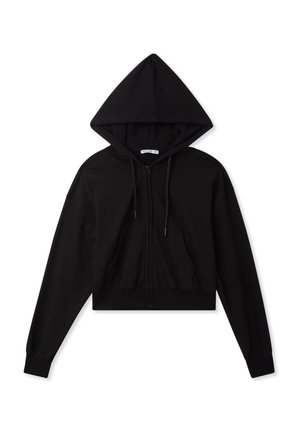 Terranova CON CAPPUCCIO - Felpa con zip - nero