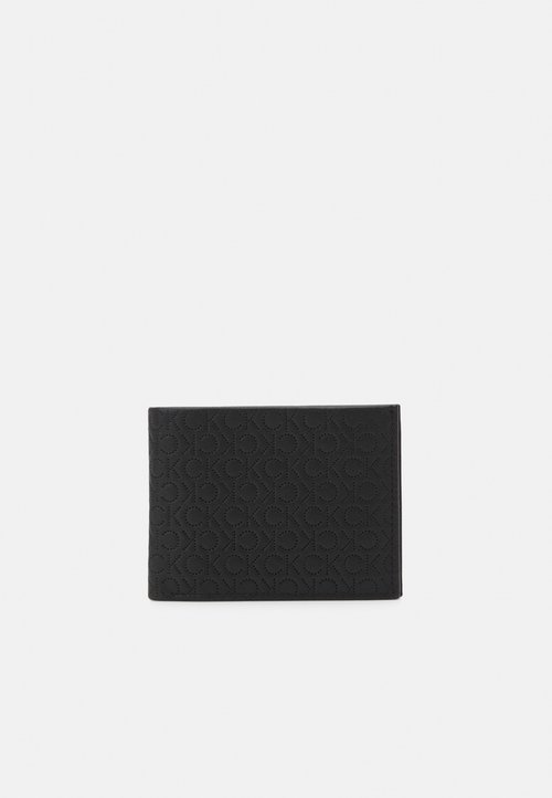 CD Caro 11cm Compact Wallet Black Calfskin