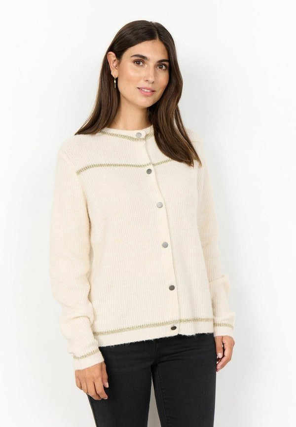 SC-NESSIE 64 - Strickjacke - cream melange