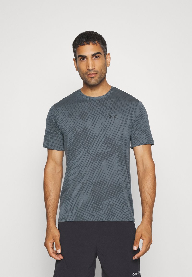Under Armour TRAINING VENT Sport Tshirt black/pitch gray/schwarz