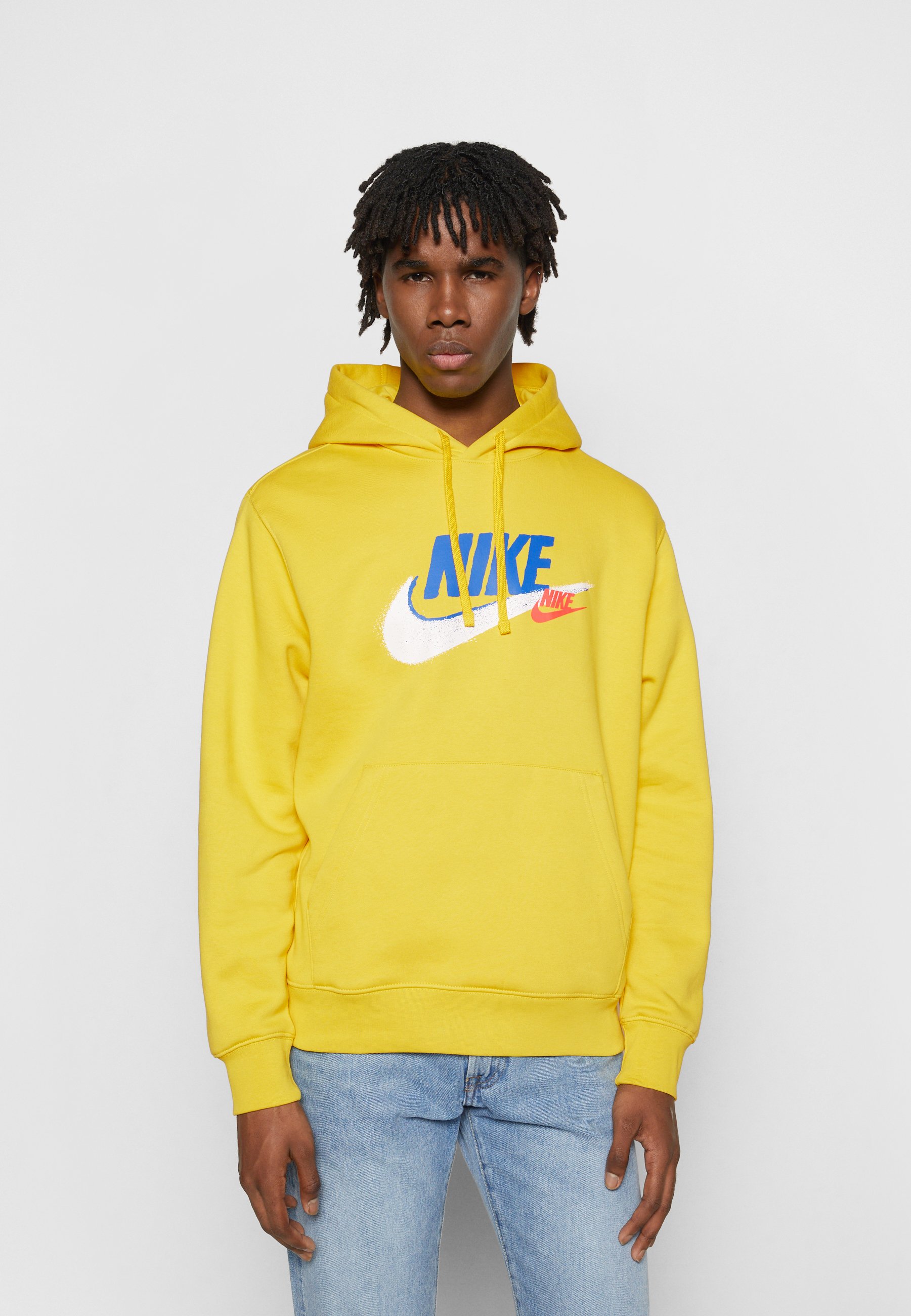 nike sportswear hoodie yellow
