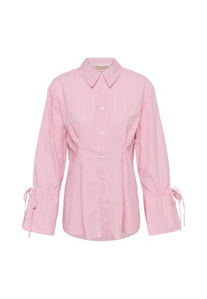 Culture, CUMIMI LONG SLEEVE - Nööpidega pluus - pink red stripe