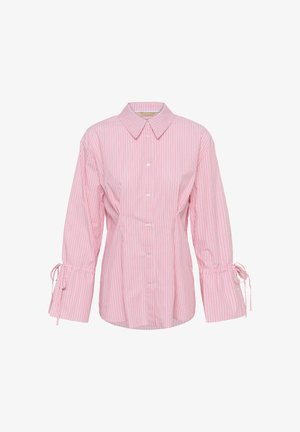 Culture, CUMIMI LONG SLEEVE - Nööpidega pluus - pink red stripe