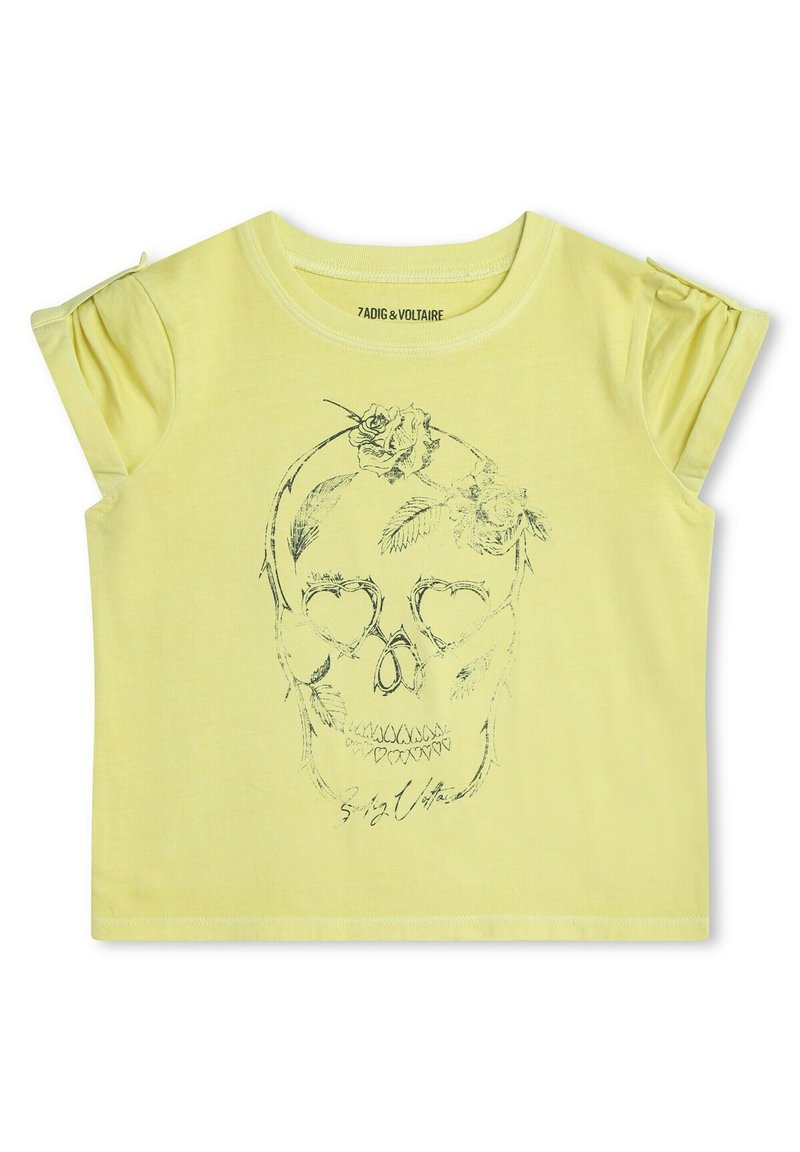 Zadig & Voltaire T-shirt print geel
