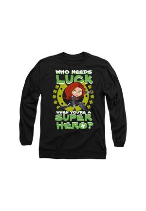 BLACK WIDOW ST PATRICK'S DAY LUCKY SUPER HERO - Long sleeved top - black