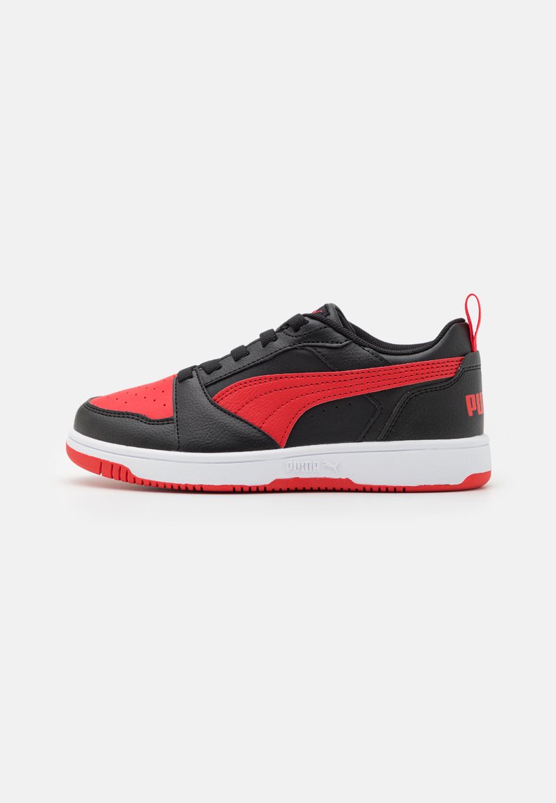 Puma REBOUND V6 UNISEX - Sneakers basse - black/for all time red