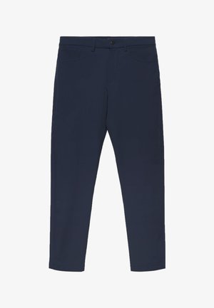 Calliope, PANTALONE LUNGO TINTA UNITA - Trousers - blu notte