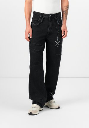 ECLIPSE UNISEX - Relaxed fit jeans - black