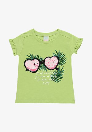 FLAME & GLÄSER - Print T-shirt - grass