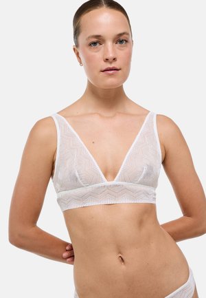 Monoprix, BRASSIÈRE NAIMA EN DENTELLE - Soutien-gorge triangle - ecru