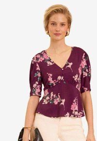 Love & Roses TEA - REGULAR FIT - Blūze - red floral