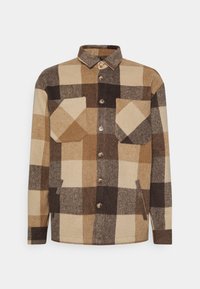 FLATO HEAVY UNISEX - Blusa com botões - vanilla/mushroom
