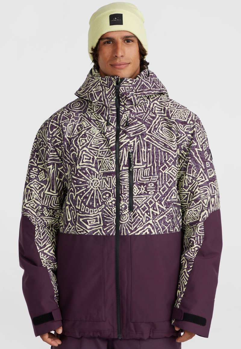 O'Neill - Snowboardjacke - dark purple sketcheritage, Vergrößern
