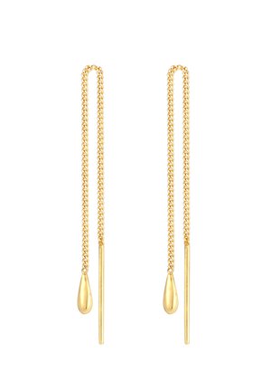 Elli PULL THROUGH - Earrings - gold-coloured