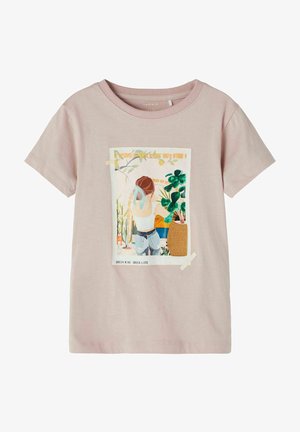 T-shirt print - violet ice