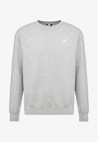Nike Sportswear Club Sweatshirt Grey Heather White Dunkelgrau Meliert Zalando De