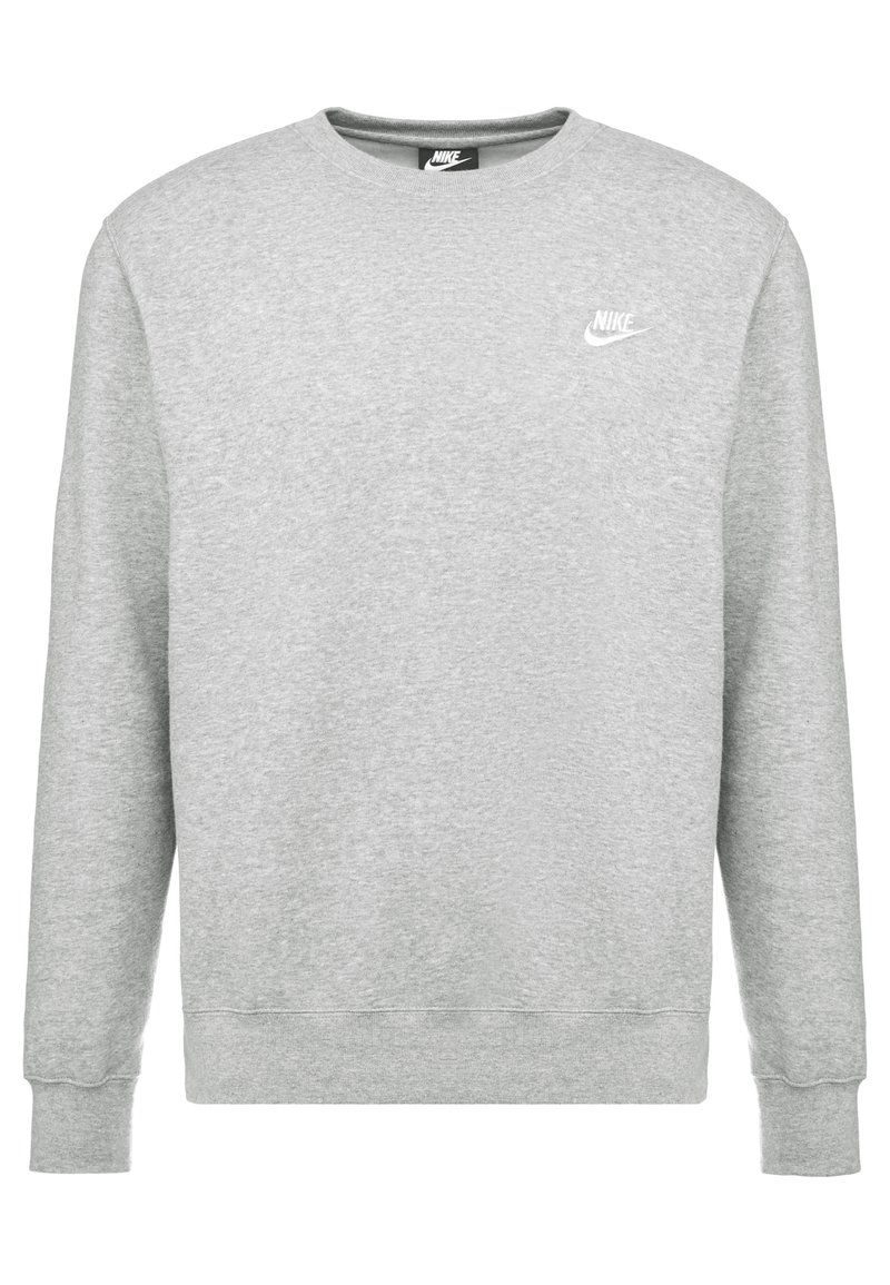 Disciplina Fatal fácil de lastimarse Nike Sportswear CLUB - Sudadera - grey heather/white/gris oscuro - Zalando .es