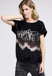 Print T-shirt - black