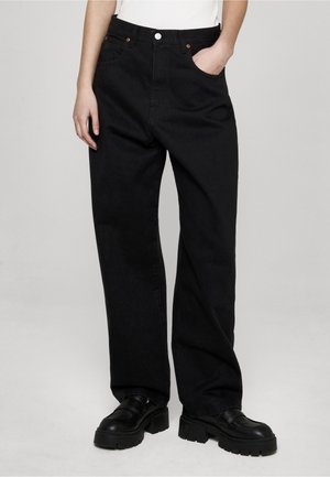 GLOBE - Jeans straight leg - black