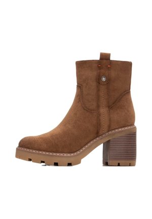 Stivaletti con plateau - taupe