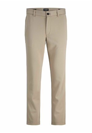 Jack & Jones MIT REGULAR FIT NORMAL GESCHNITTEN MIT  - Stoffhose - crockery
