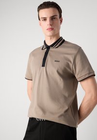 BOSS PAULE TAPE - Polo shirt - light pastel green