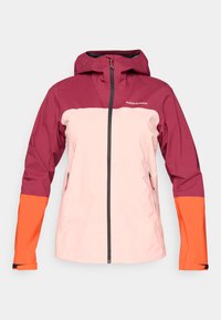 TRAIL JACKET - Hardshelljacke - vertical zenith/peach fuzz