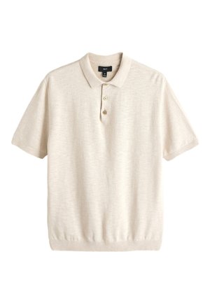 Next, REGULAR FIT - SHORT SLEEVE - Polosärk - oatmeal