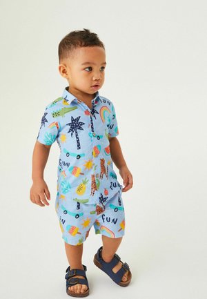 (3MTHS-7YRS) - Shorts - blue fun print