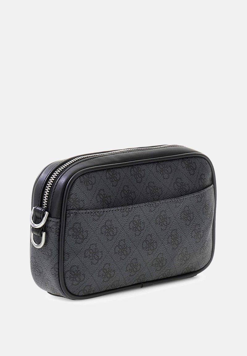 Sac À Main De Cuir Homme Sac De Poignet Zippée Pochette Portefeuille Sacoche Embrayage Porte Cartes Chequier Monnaie pour Business Soirée Mariage Business Sac,Black