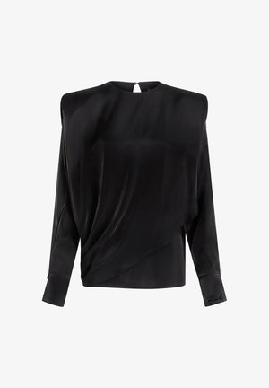 KARL LAGERFELD, DRAPED - Blouse - black
