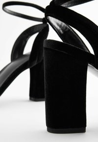 Next FOREVER COMFORT BLOCK REGULAR WIDE FIT - Sandals - mottled black