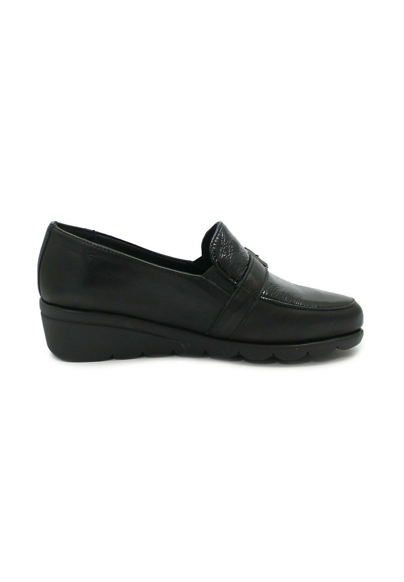 Valleverde ELASTICI - Scarpe senza lacci - nero