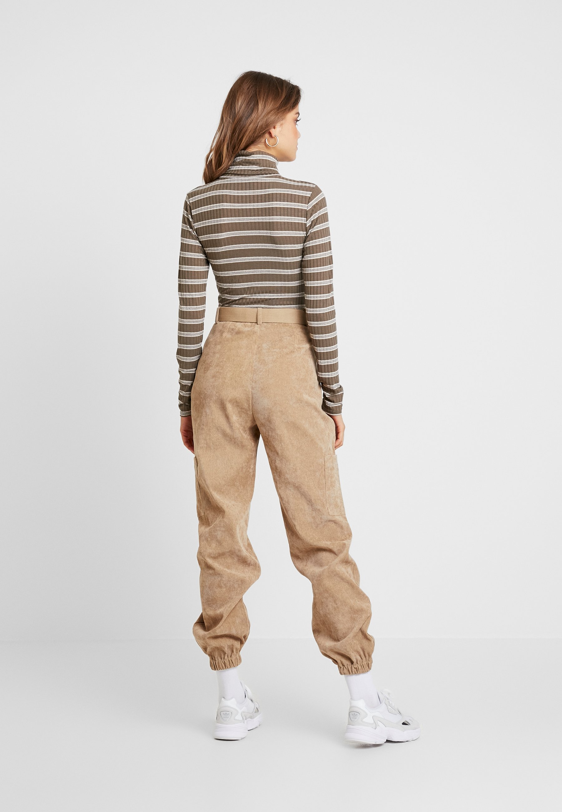 Missguided PURPOSEFUL STRIPED TURTLE NECK BODYSUIT Missguided PURPOSEFUL STRIPED TURTLE NECK BODYSUIT