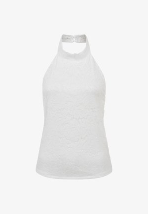Cloud 5ive, LACE CHOKER TOP - Camicetta - white