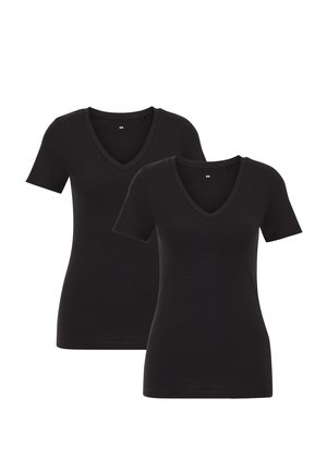 2 PACK - T-shirt basic - black